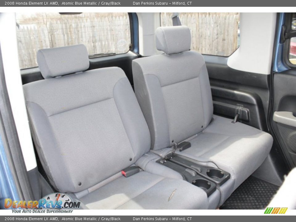 2008 Honda Element LX AWD Atomic Blue Metallic / Gray/Black Photo #13
