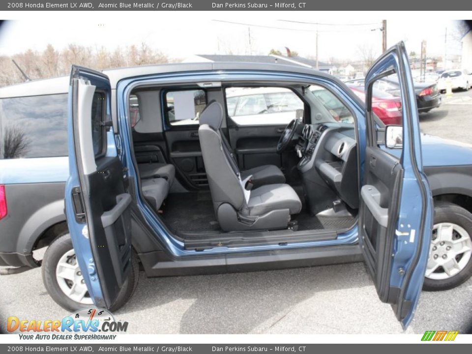 2008 Honda Element LX AWD Atomic Blue Metallic / Gray/Black Photo #14