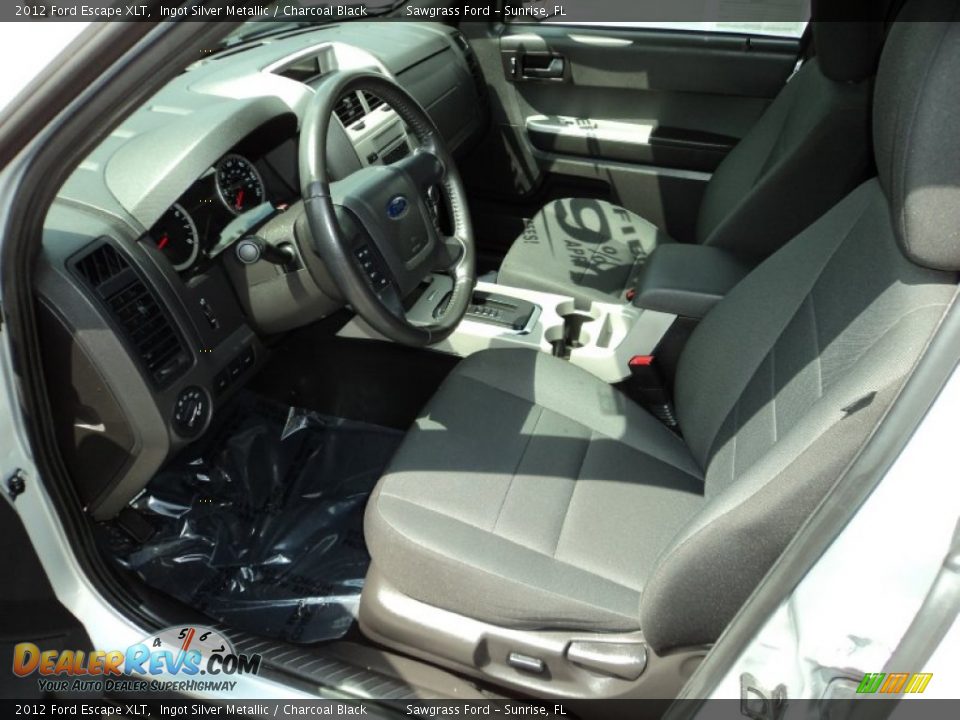 2012 Ford Escape XLT Ingot Silver Metallic / Charcoal Black Photo #18