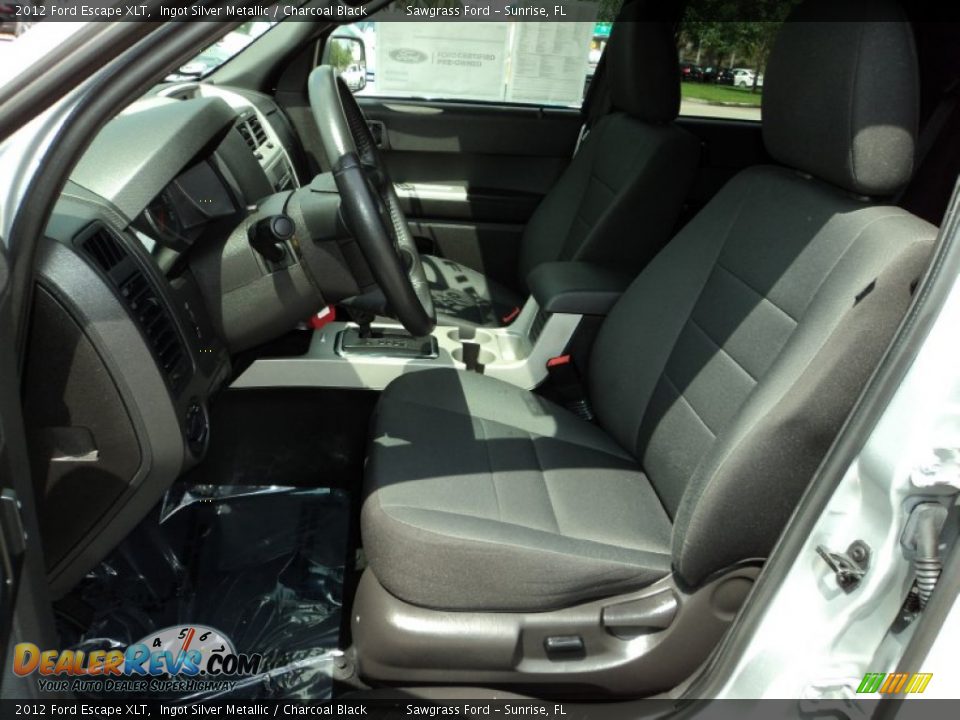 2012 Ford Escape XLT Ingot Silver Metallic / Charcoal Black Photo #19
