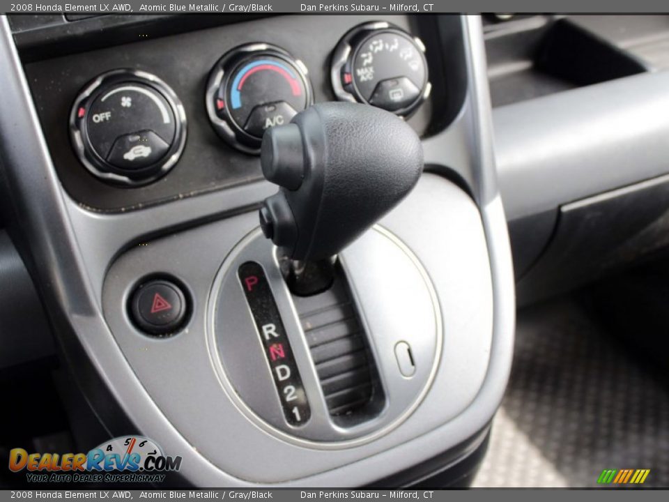 2008 Honda Element LX AWD Atomic Blue Metallic / Gray/Black Photo #17
