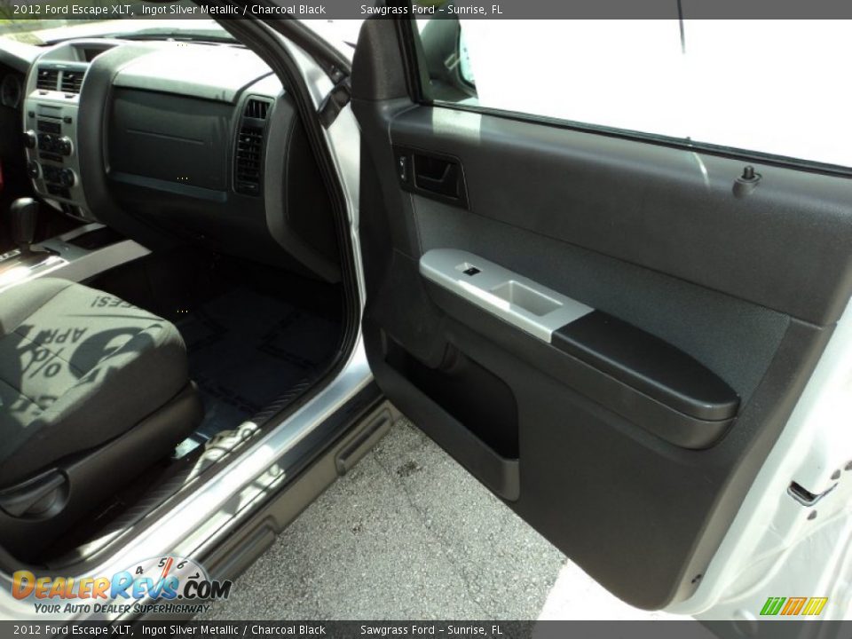 2012 Ford Escape XLT Ingot Silver Metallic / Charcoal Black Photo #20
