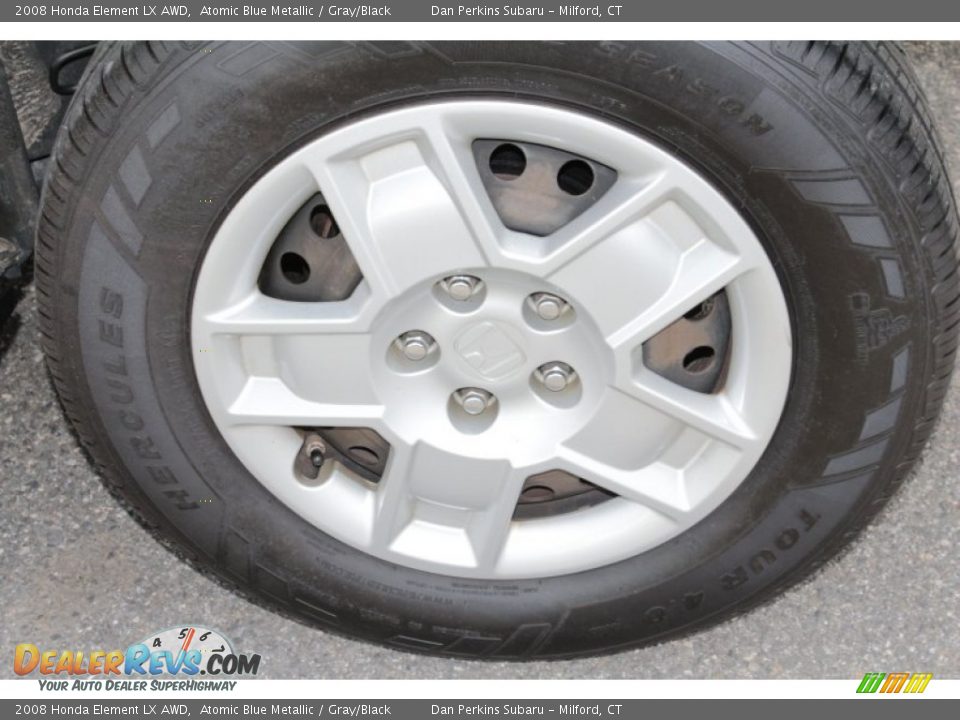 2008 Honda Element LX AWD Atomic Blue Metallic / Gray/Black Photo #18