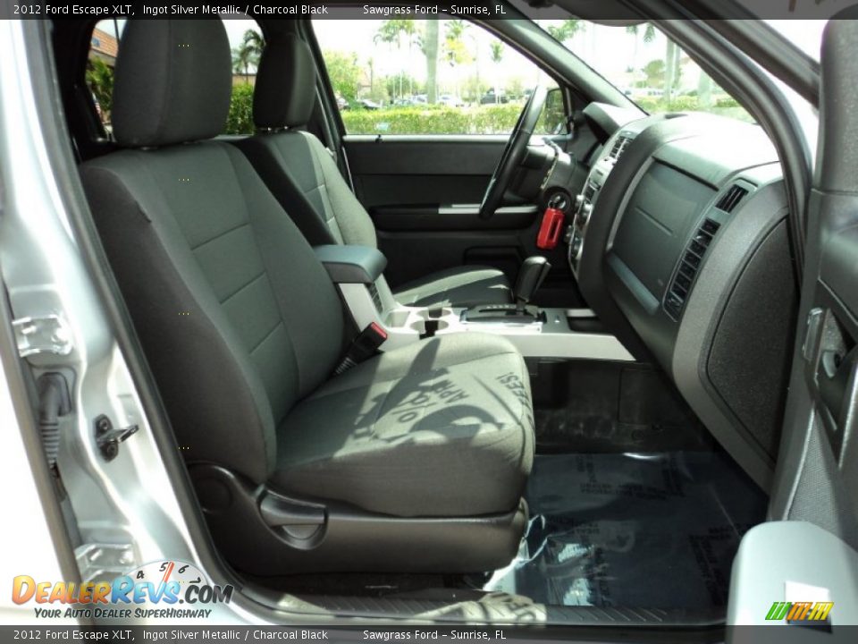 2012 Ford Escape XLT Ingot Silver Metallic / Charcoal Black Photo #21