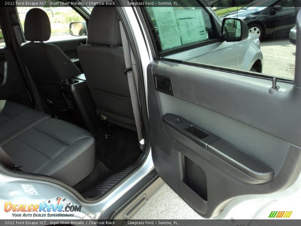 2012 Ford Escape XLT Ingot Silver Metallic / Charcoal Black Photo #22