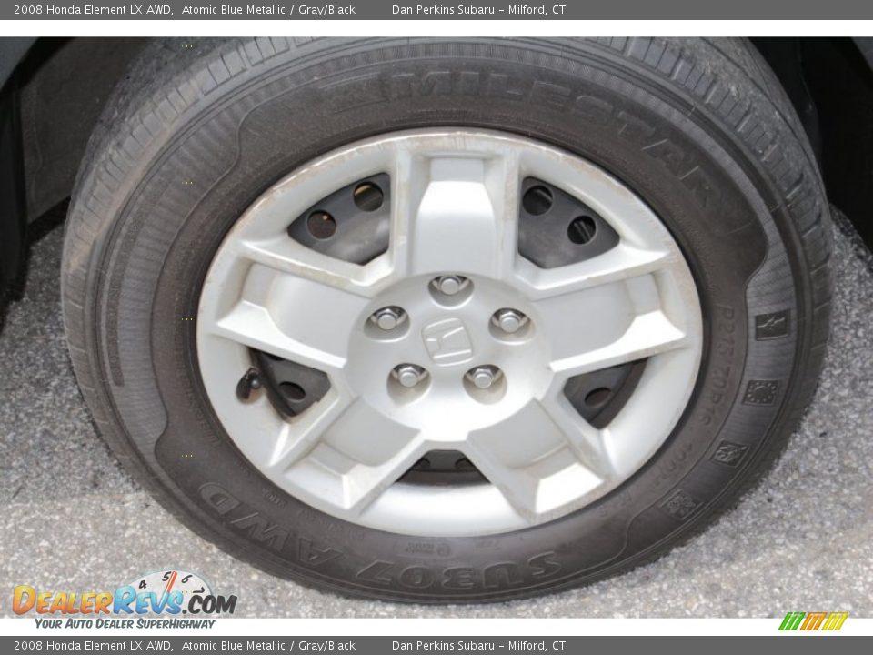 2008 Honda Element LX AWD Atomic Blue Metallic / Gray/Black Photo #20