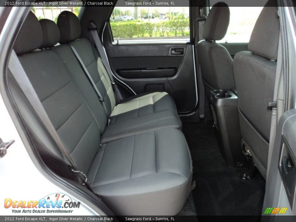 2012 Ford Escape XLT Ingot Silver Metallic / Charcoal Black Photo #23