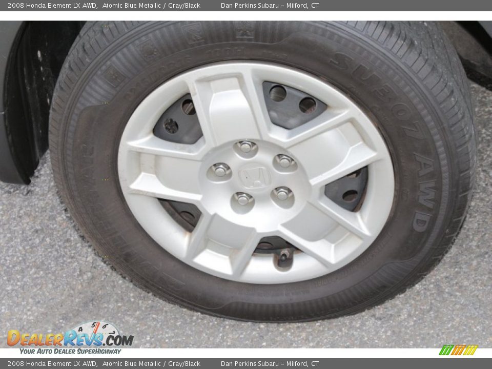 2008 Honda Element LX AWD Atomic Blue Metallic / Gray/Black Photo #21