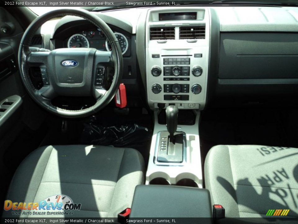 2012 Ford Escape XLT Ingot Silver Metallic / Charcoal Black Photo #24