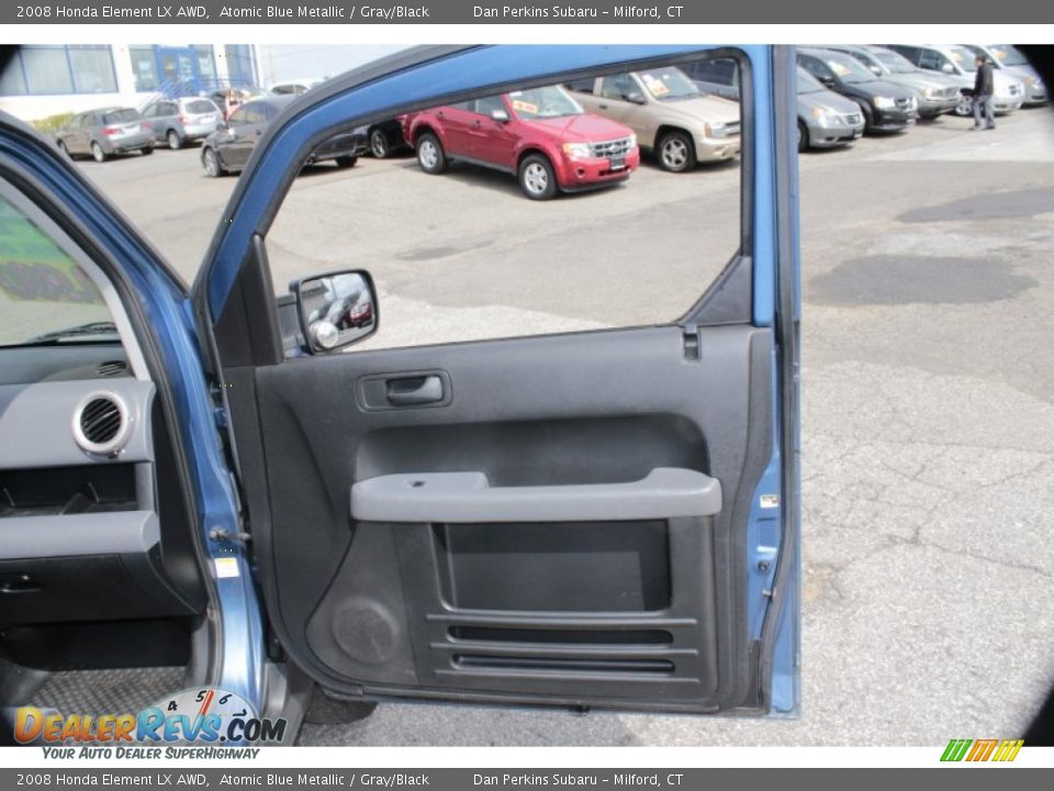 2008 Honda Element LX AWD Atomic Blue Metallic / Gray/Black Photo #22