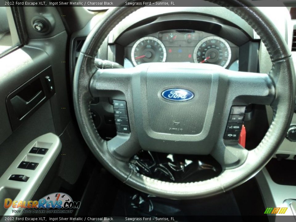 2012 Ford Escape XLT Ingot Silver Metallic / Charcoal Black Photo #25