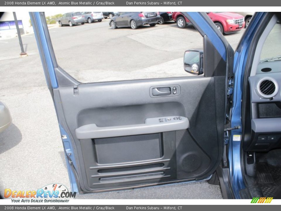2008 Honda Element LX AWD Atomic Blue Metallic / Gray/Black Photo #23