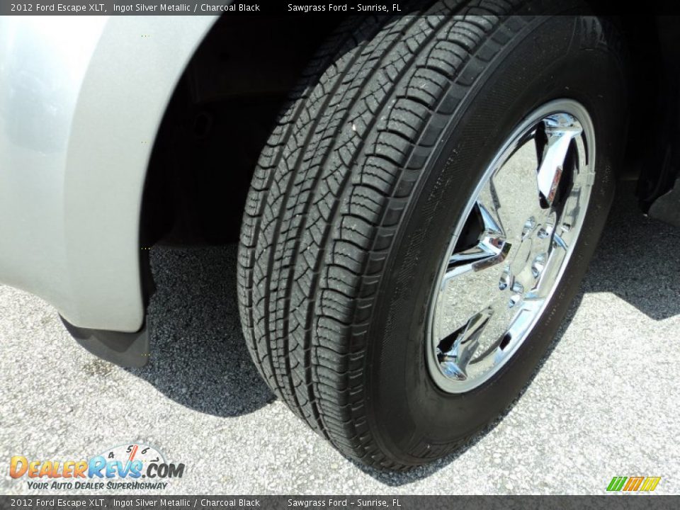 2012 Ford Escape XLT Ingot Silver Metallic / Charcoal Black Photo #31