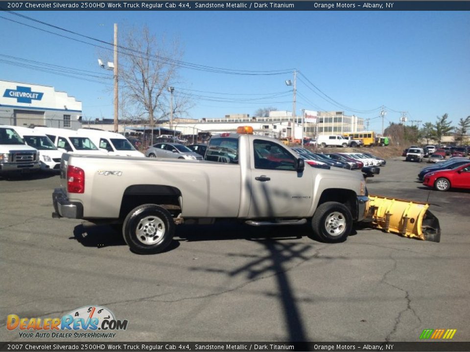2007 Chevrolet Silverado 2500HD Work Truck Regular Cab 4x4 Sandstone Metallic / Dark Titanium Photo #6