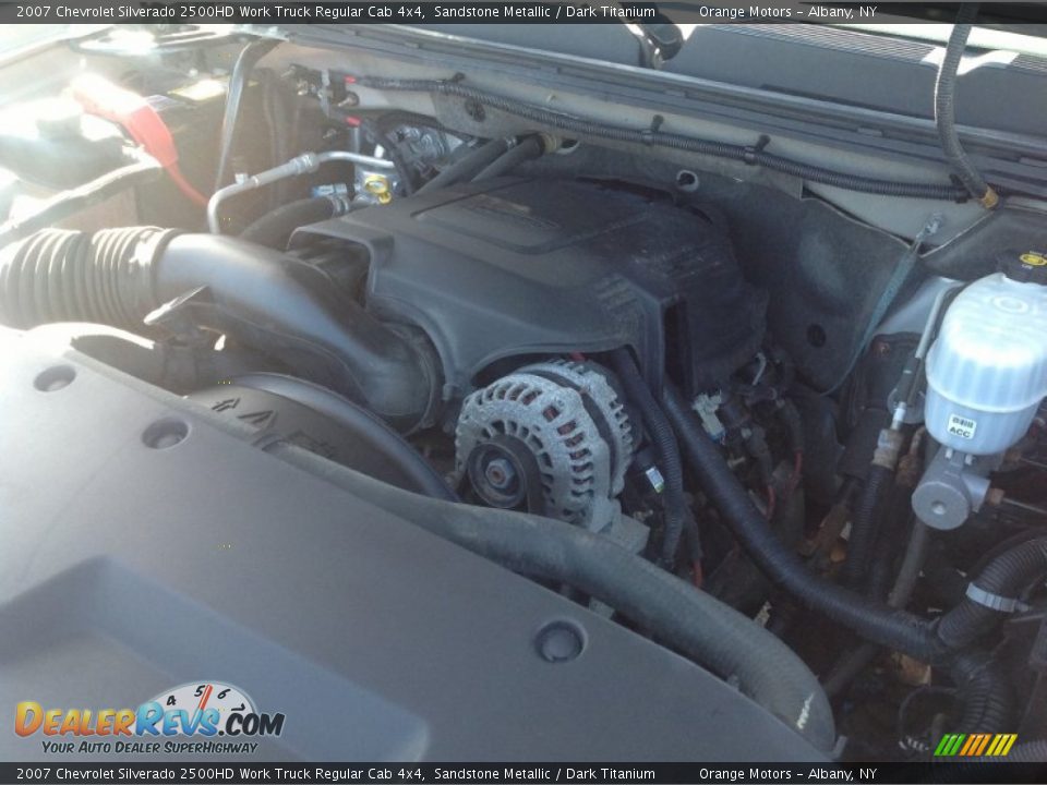2007 Chevrolet Silverado 2500HD Work Truck Regular Cab 4x4 Sandstone Metallic / Dark Titanium Photo #12