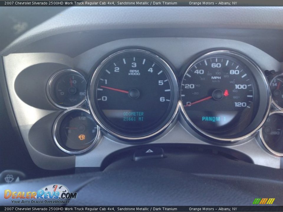 2007 Chevrolet Silverado 2500HD Work Truck Regular Cab 4x4 Sandstone Metallic / Dark Titanium Photo #13