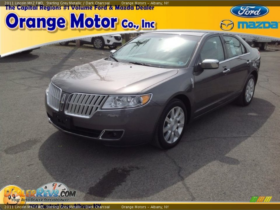 2011 Lincoln MKZ FWD Sterling Grey Metallic / Dark Charcoal Photo #1