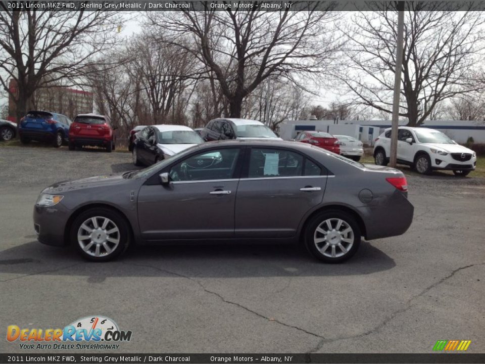 2011 Lincoln MKZ FWD Sterling Grey Metallic / Dark Charcoal Photo #2