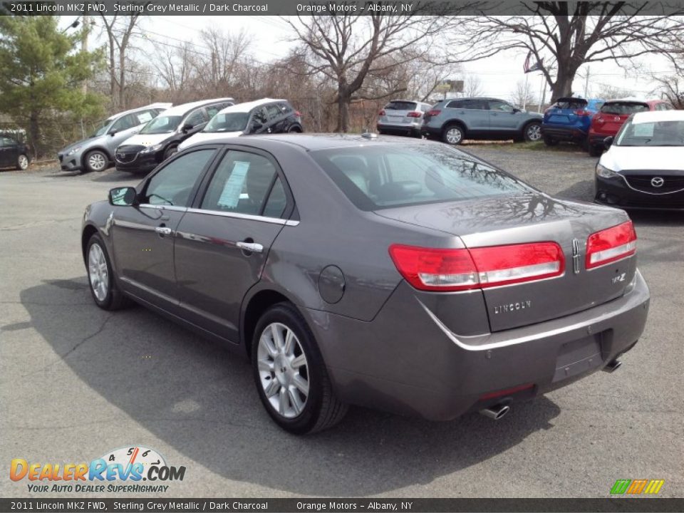 2011 Lincoln MKZ FWD Sterling Grey Metallic / Dark Charcoal Photo #3