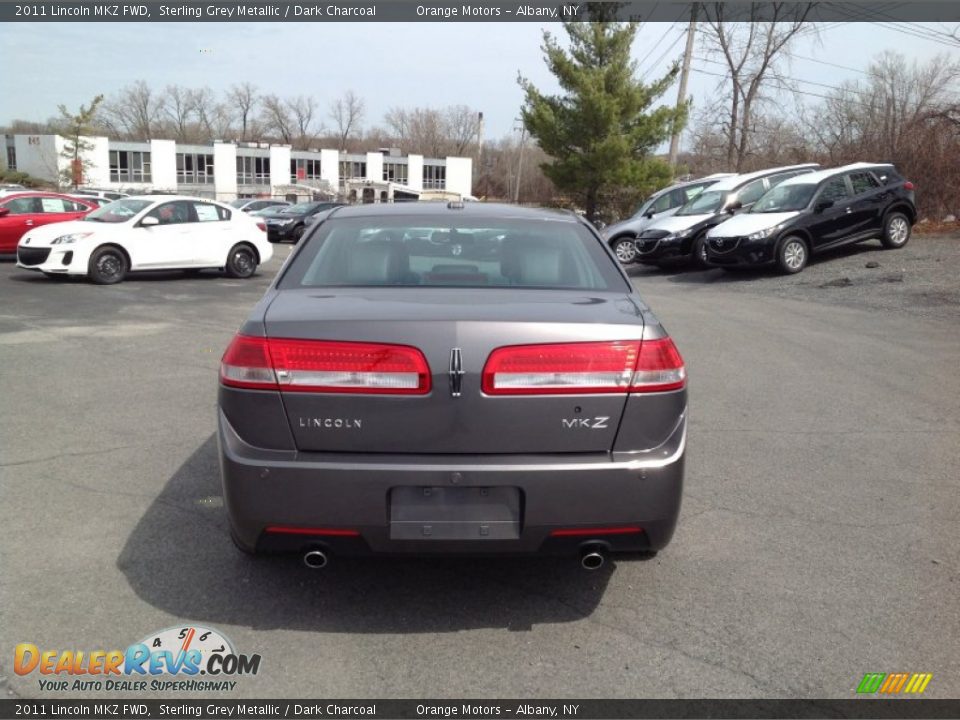 2011 Lincoln MKZ FWD Sterling Grey Metallic / Dark Charcoal Photo #4