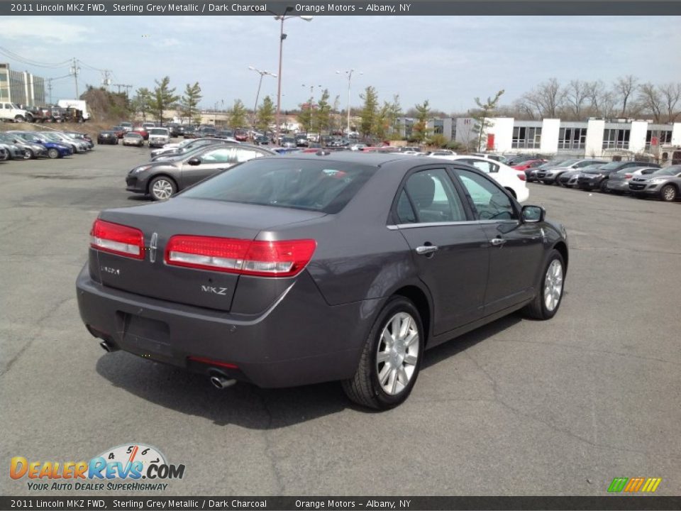 2011 Lincoln MKZ FWD Sterling Grey Metallic / Dark Charcoal Photo #5