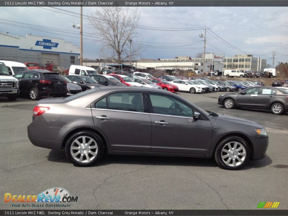 2011 Lincoln MKZ FWD Sterling Grey Metallic / Dark Charcoal Photo #6
