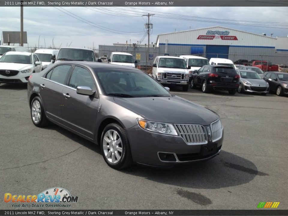 2011 Lincoln MKZ FWD Sterling Grey Metallic / Dark Charcoal Photo #7