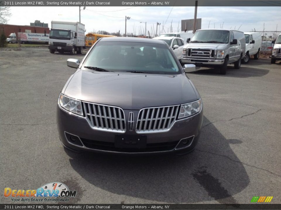 2011 Lincoln MKZ FWD Sterling Grey Metallic / Dark Charcoal Photo #8