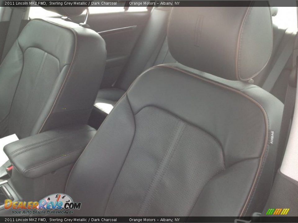 2011 Lincoln MKZ FWD Sterling Grey Metallic / Dark Charcoal Photo #12