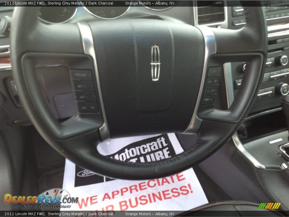2011 Lincoln MKZ FWD Sterling Grey Metallic / Dark Charcoal Photo #18