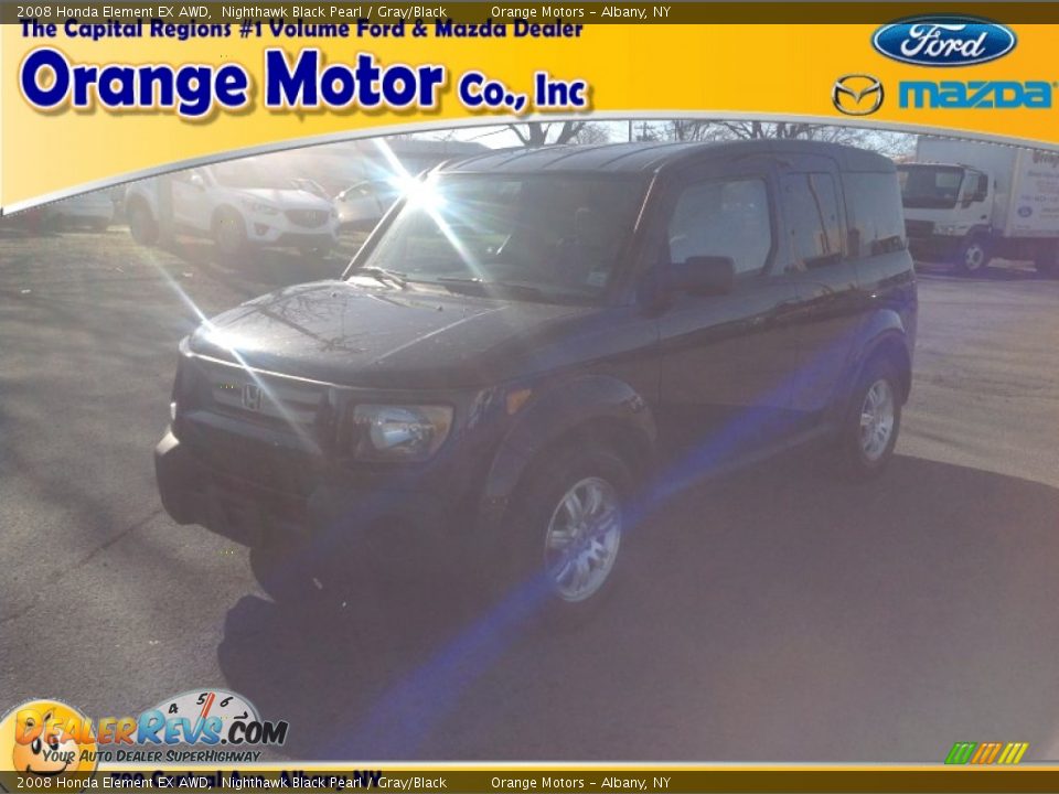 2008 Honda Element EX AWD Nighthawk Black Pearl / Gray/Black Photo #1