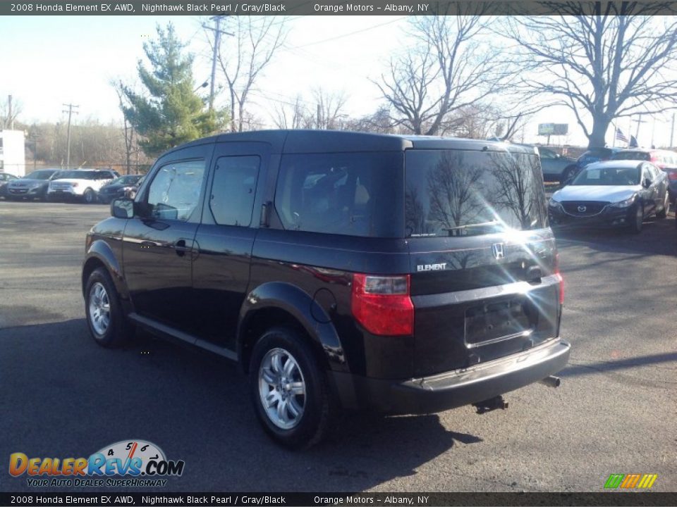 2008 Honda Element EX AWD Nighthawk Black Pearl / Gray/Black Photo #3