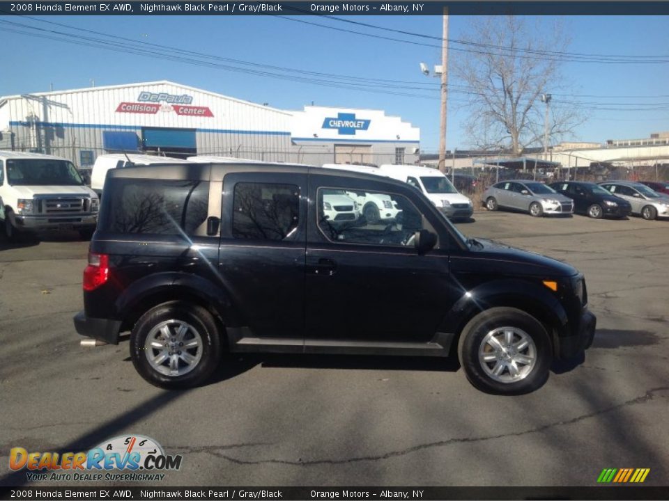 2008 Honda Element EX AWD Nighthawk Black Pearl / Gray/Black Photo #6