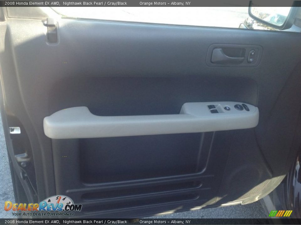 2008 Honda Element EX AWD Nighthawk Black Pearl / Gray/Black Photo #11