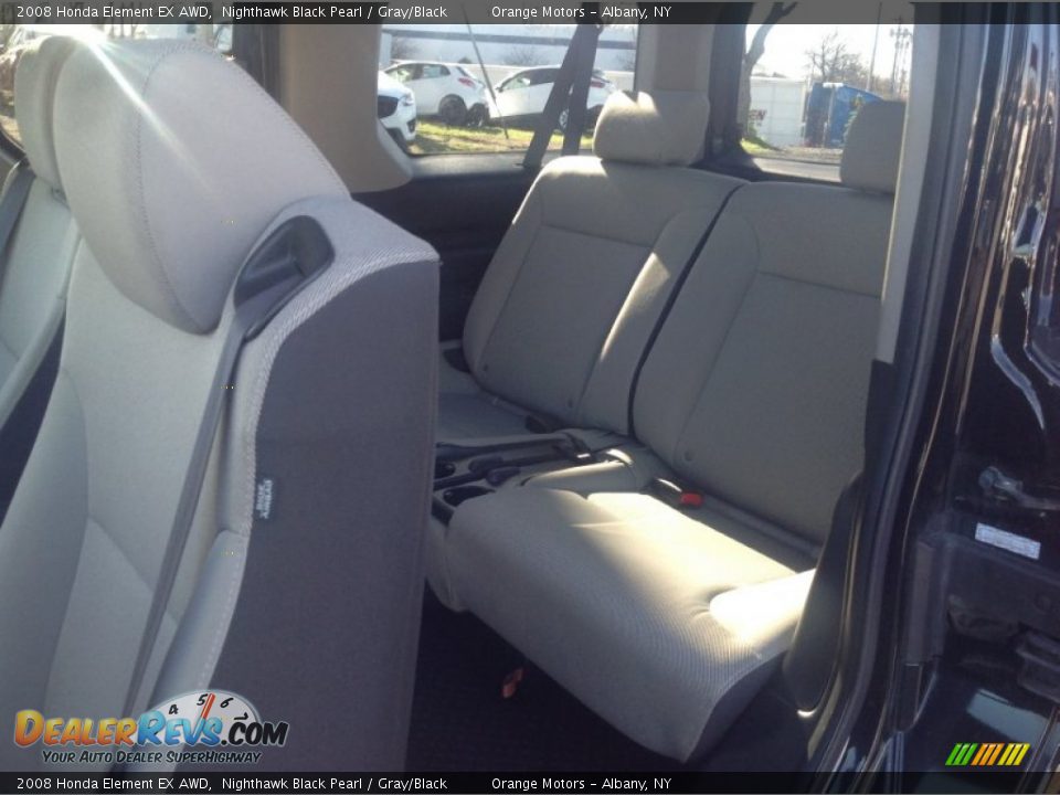 2008 Honda Element EX AWD Nighthawk Black Pearl / Gray/Black Photo #12