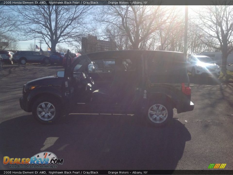 2008 Honda Element EX AWD Nighthawk Black Pearl / Gray/Black Photo #13