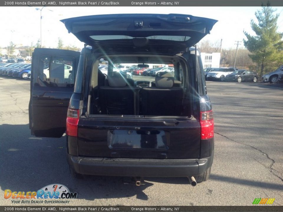 2008 Honda Element EX AWD Nighthawk Black Pearl / Gray/Black Photo #14