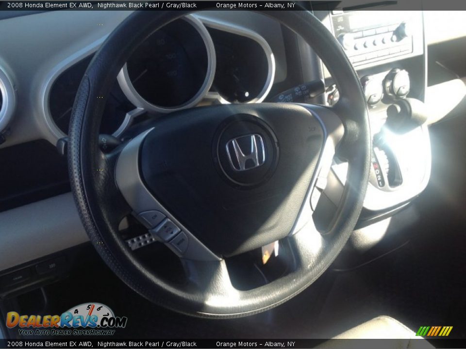 2008 Honda Element EX AWD Nighthawk Black Pearl / Gray/Black Photo #17
