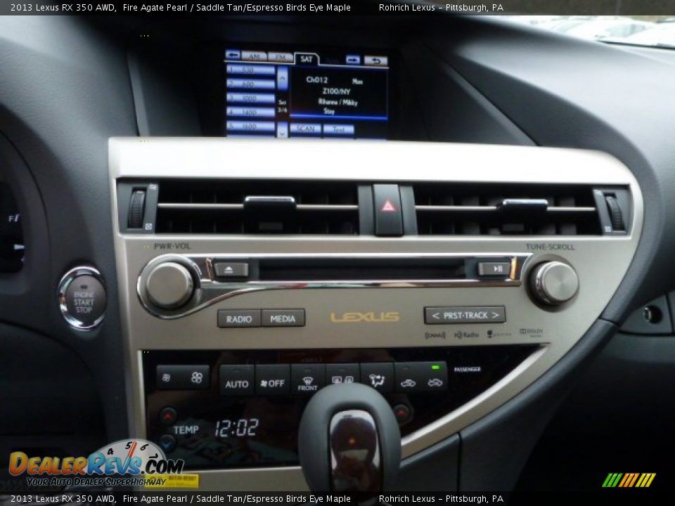 2013 Lexus RX 350 AWD Fire Agate Pearl / Saddle Tan/Espresso Birds Eye Maple Photo #18
