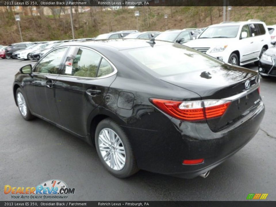 2013 Lexus ES 350 Obsidian Black / Parchment Photo #2