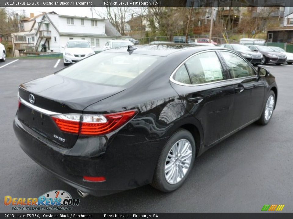 2013 Lexus ES 350 Obsidian Black / Parchment Photo #4