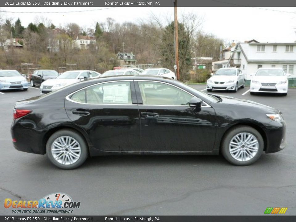 2013 Lexus ES 350 Obsidian Black / Parchment Photo #5