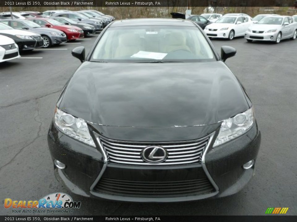2013 Lexus ES 350 Obsidian Black / Parchment Photo #7