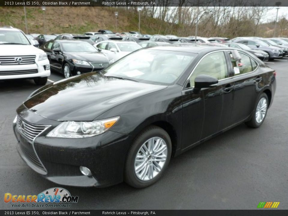 2013 Lexus ES 350 Obsidian Black / Parchment Photo #8