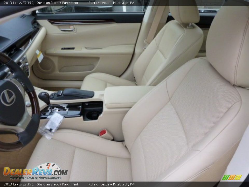 2013 Lexus ES 350 Obsidian Black / Parchment Photo #10
