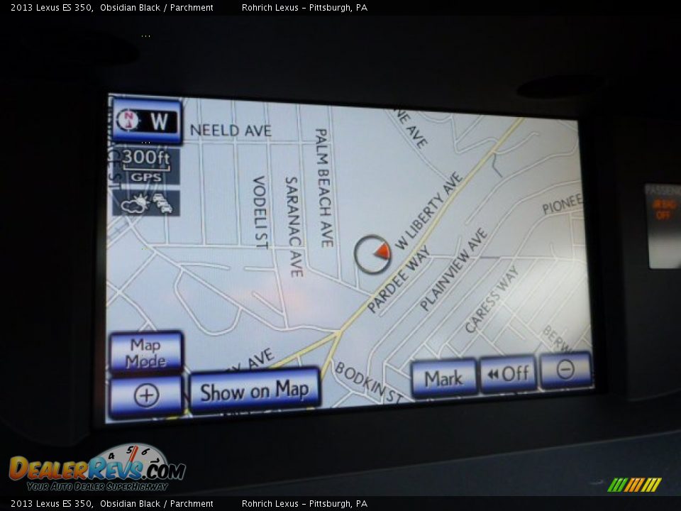 2013 Lexus ES 350 Obsidian Black / Parchment Photo #16