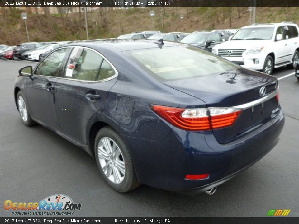 2013 Lexus ES 350 Deep Sea Blue Mica / Parchment Photo #2