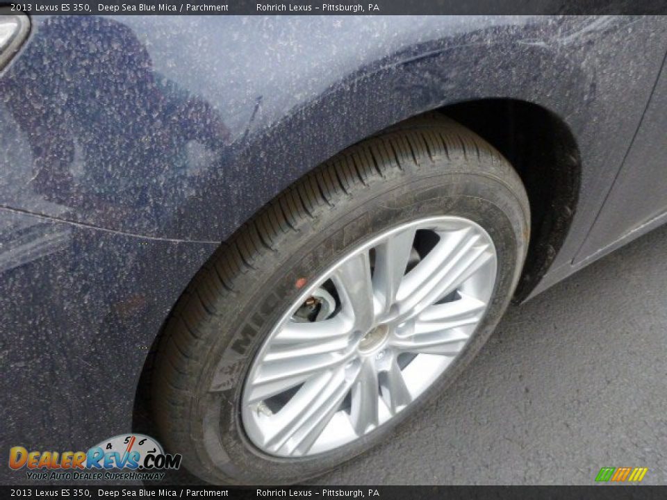 2013 Lexus ES 350 Deep Sea Blue Mica / Parchment Photo #9