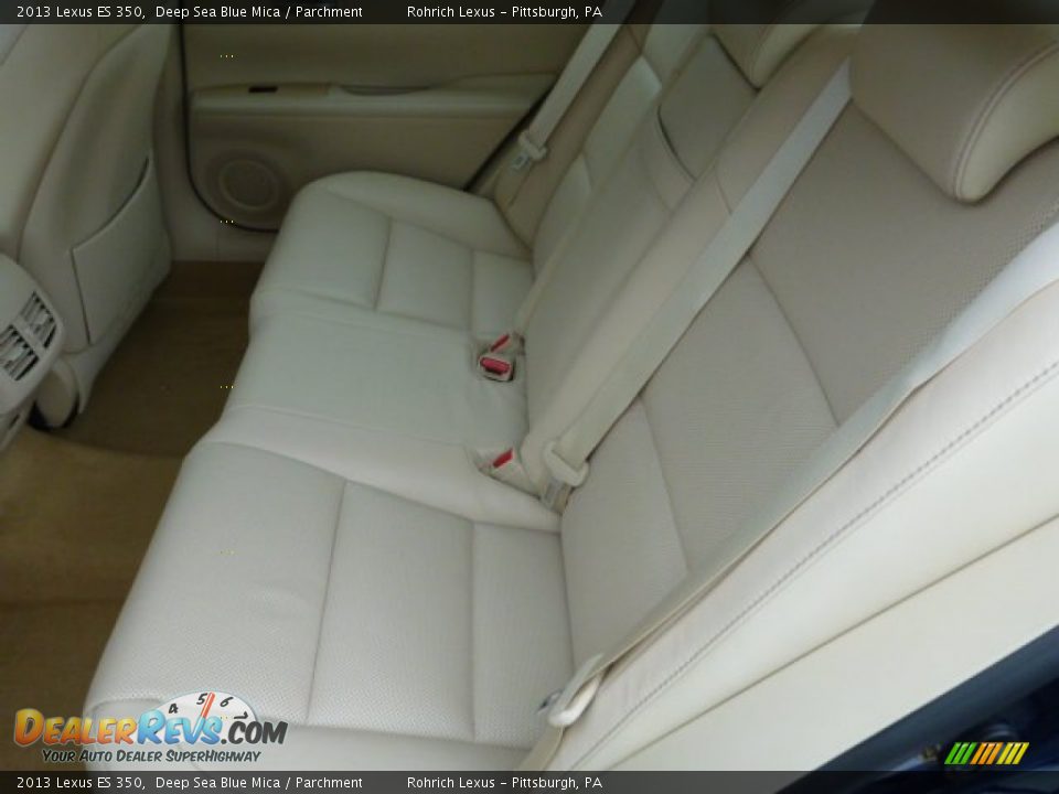 2013 Lexus ES 350 Deep Sea Blue Mica / Parchment Photo #11