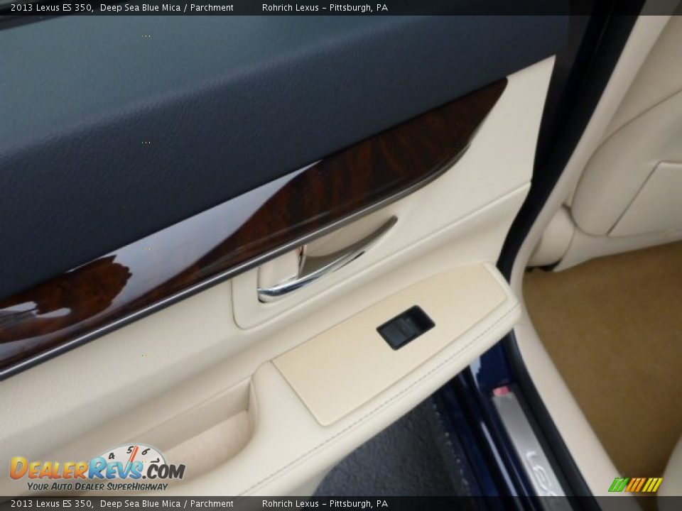 2013 Lexus ES 350 Deep Sea Blue Mica / Parchment Photo #13